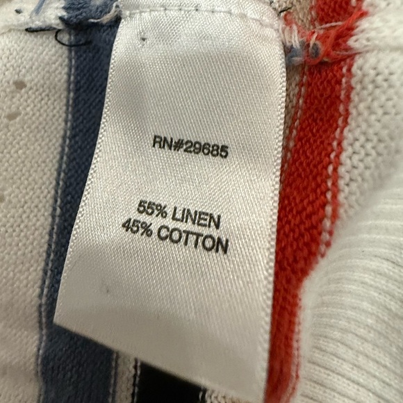 Pendleton Button Up Cardigan Aztec Design Linen Blend Large Petite - Picture 4 of 5